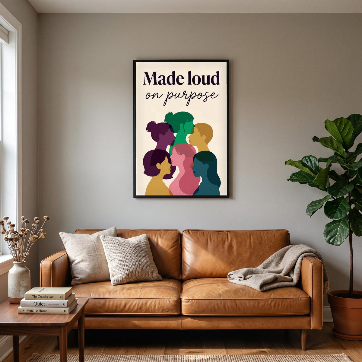 Made Loud On Purpose Art Print