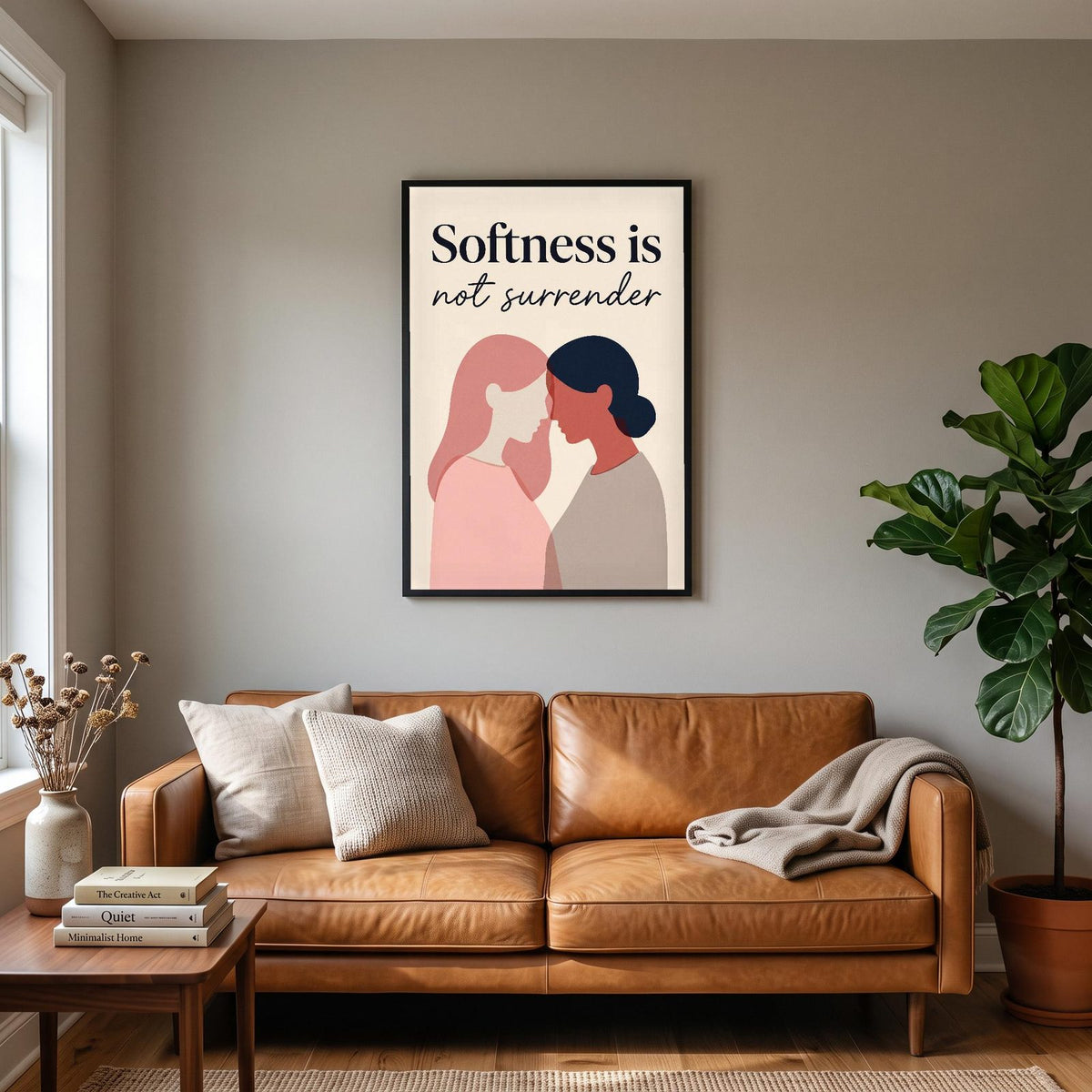 Softness Is Not Surrender Art Print