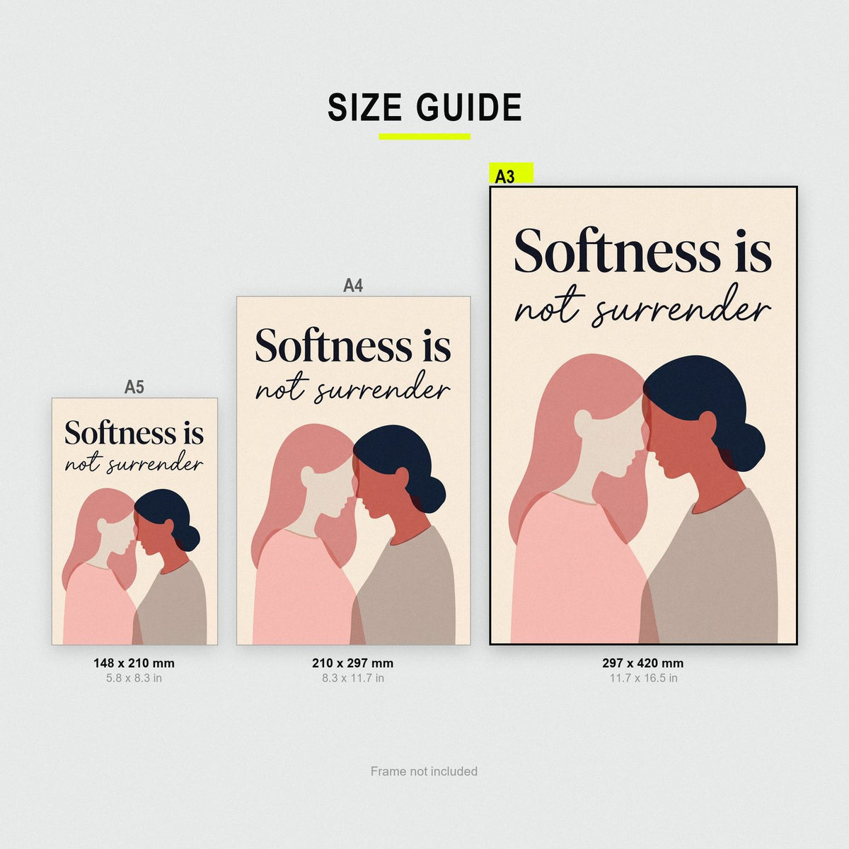 Softness Is Not Surrender Art Print