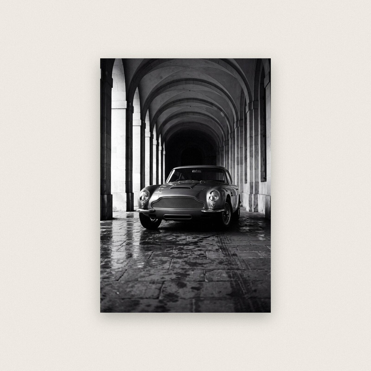 Arcade Dawn Classic Car Photographic Art Print