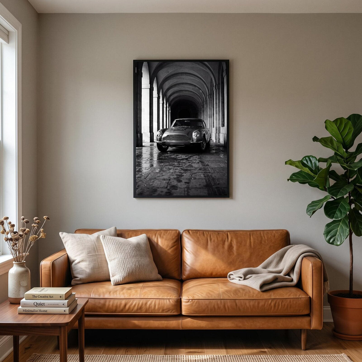 Arcade Dawn Classic Car Photographic Art Print