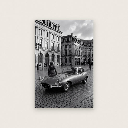 Grand Square Classic Car Photographic Art Print