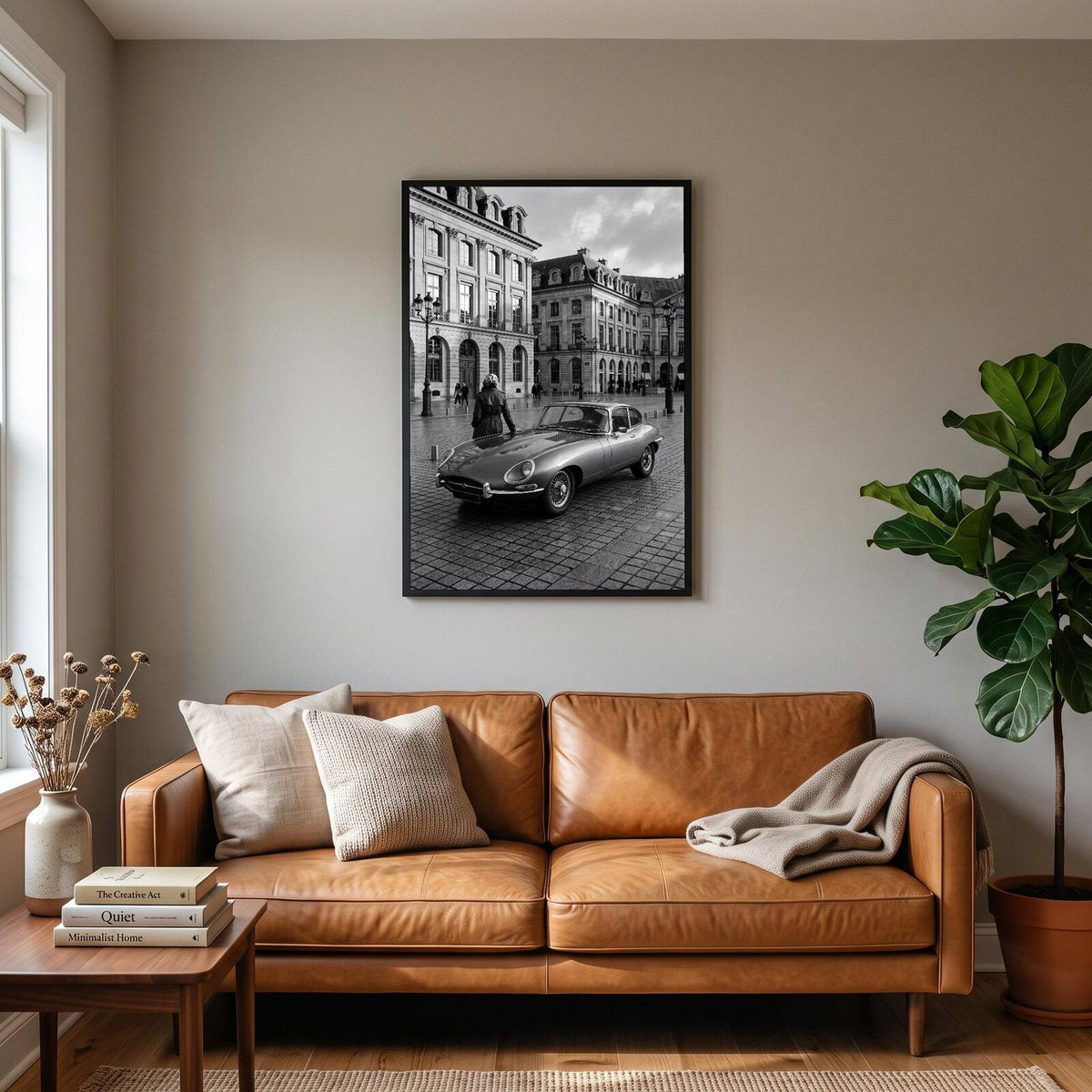 Grand Square Classic Car Photographic Art Print