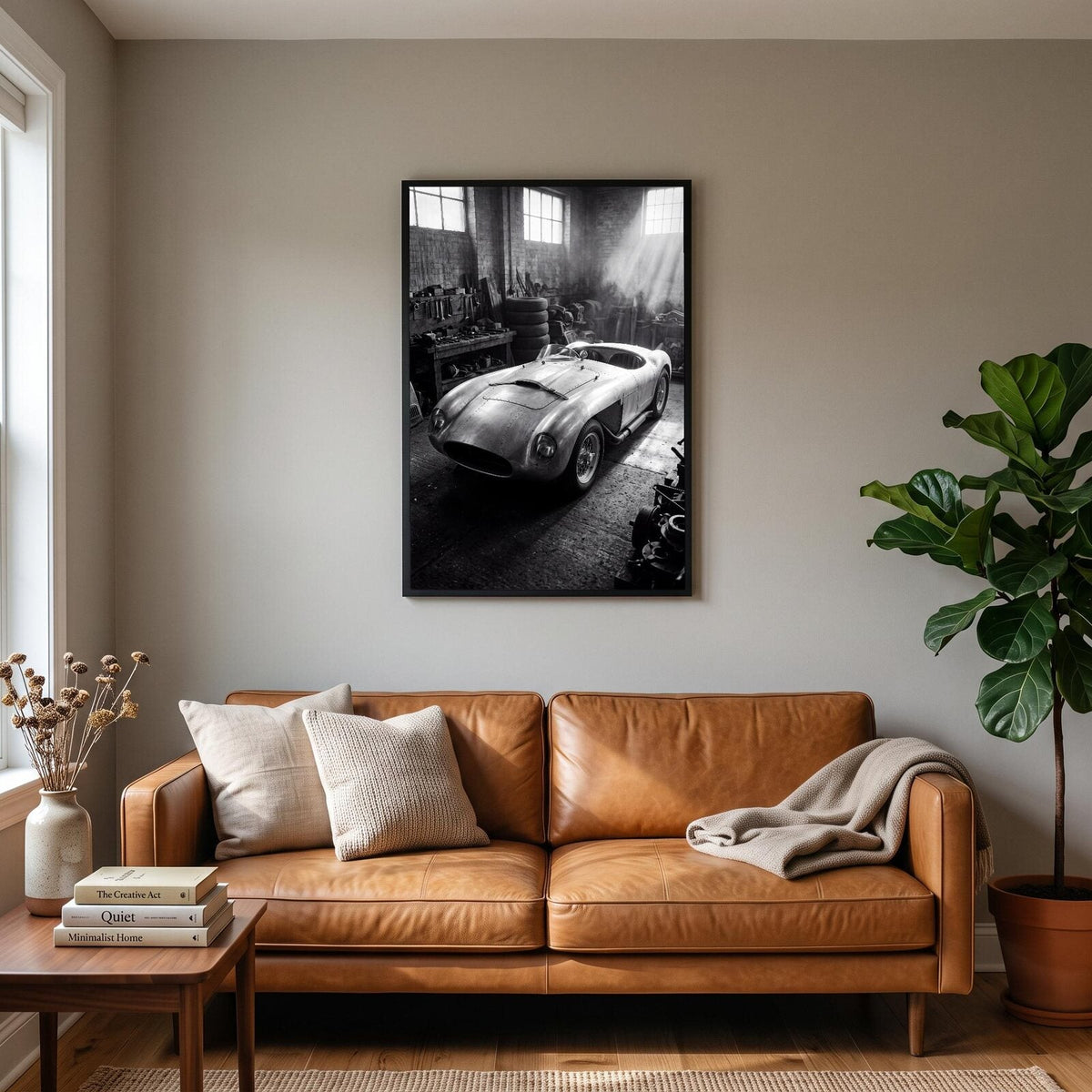 The Workshop Classic Car Photographic Art Print