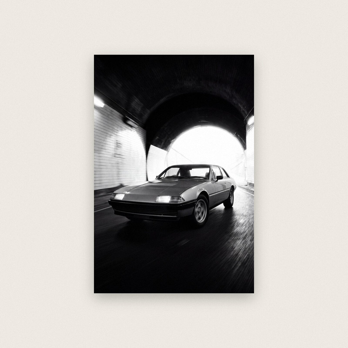 Tunnel Mouth Classic Car Photographic Art Print