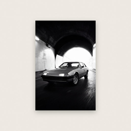 Tunnel Mouth Classic Car Photographic Art Print