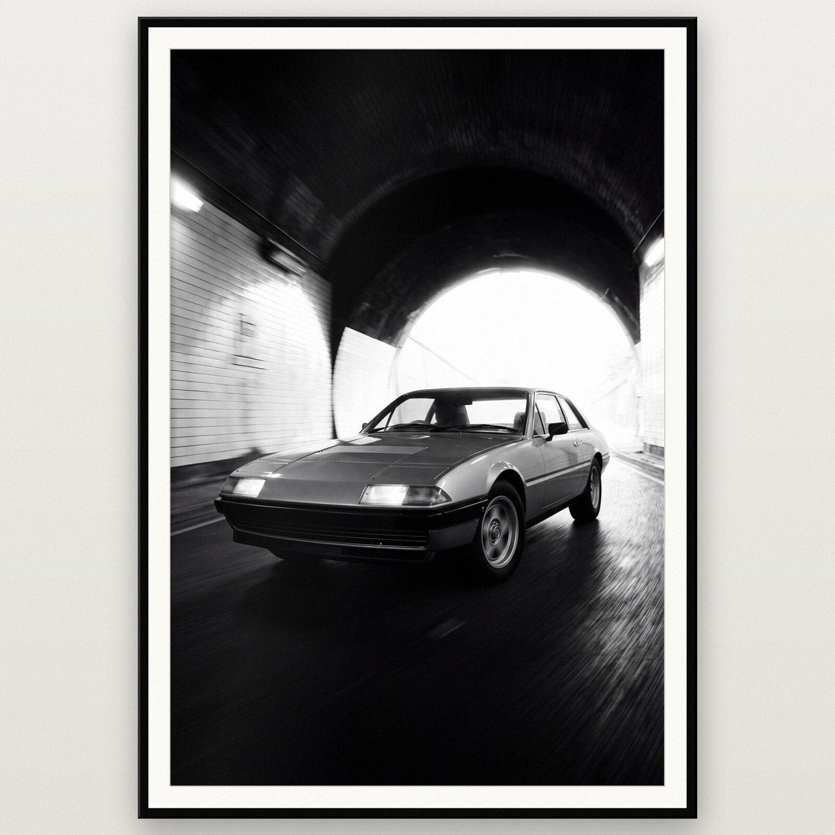 Tunnel Mouth Classic Car Photographic Art Print
