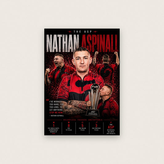 Nathan Aspinall "The Asp" Darts Print