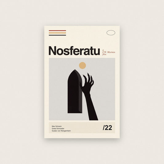 Nosferatu Silent Film Poster Art Print