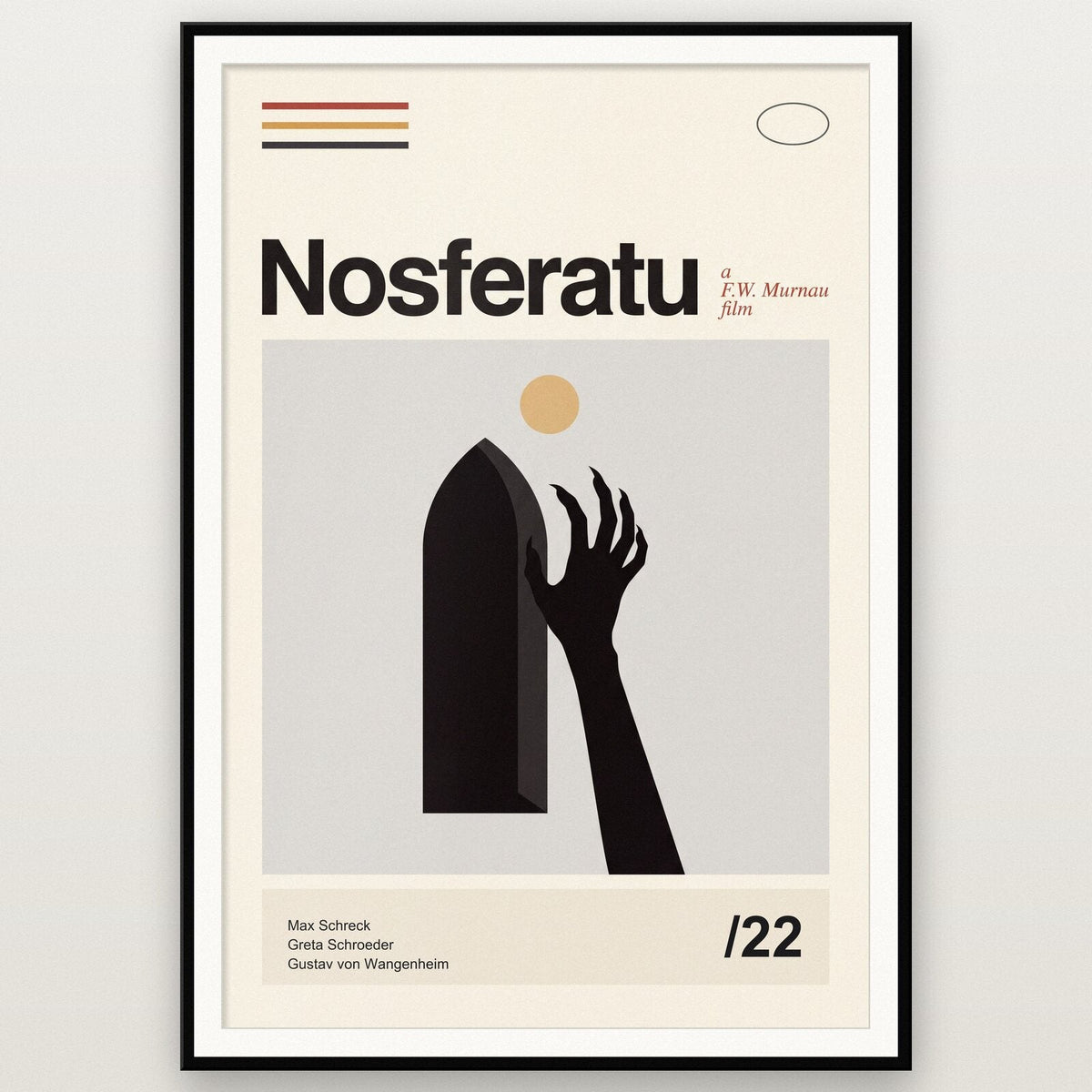 Nosferatu Silent Film Poster Art Print