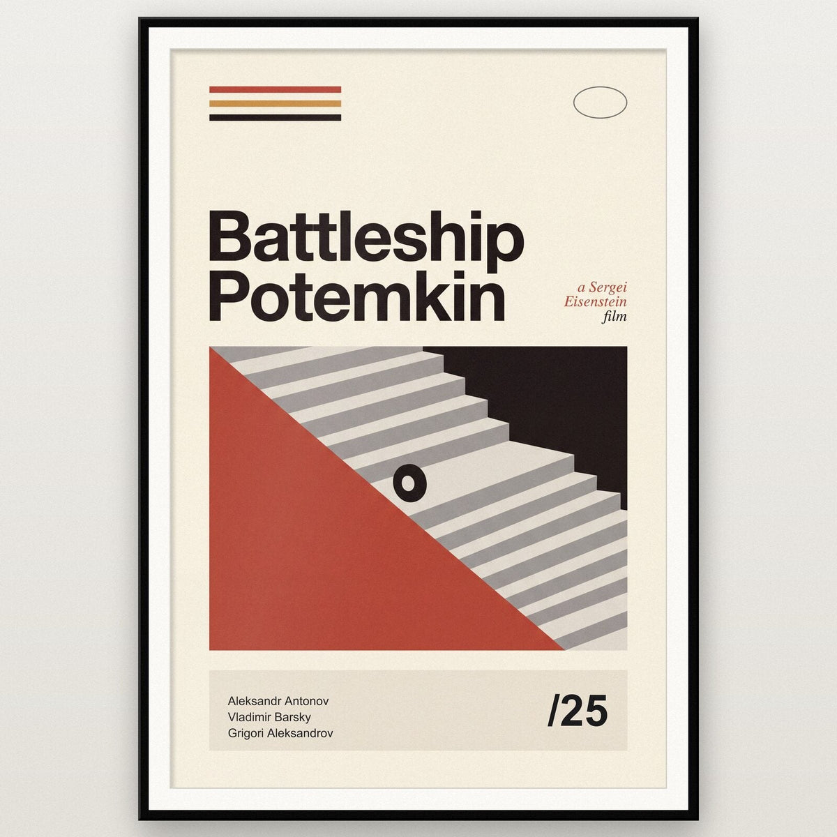 Battleship Potemkin Silent Film Poster Art Print