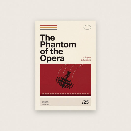 The Phantom Of The Opera Silent Film Poster Art Print