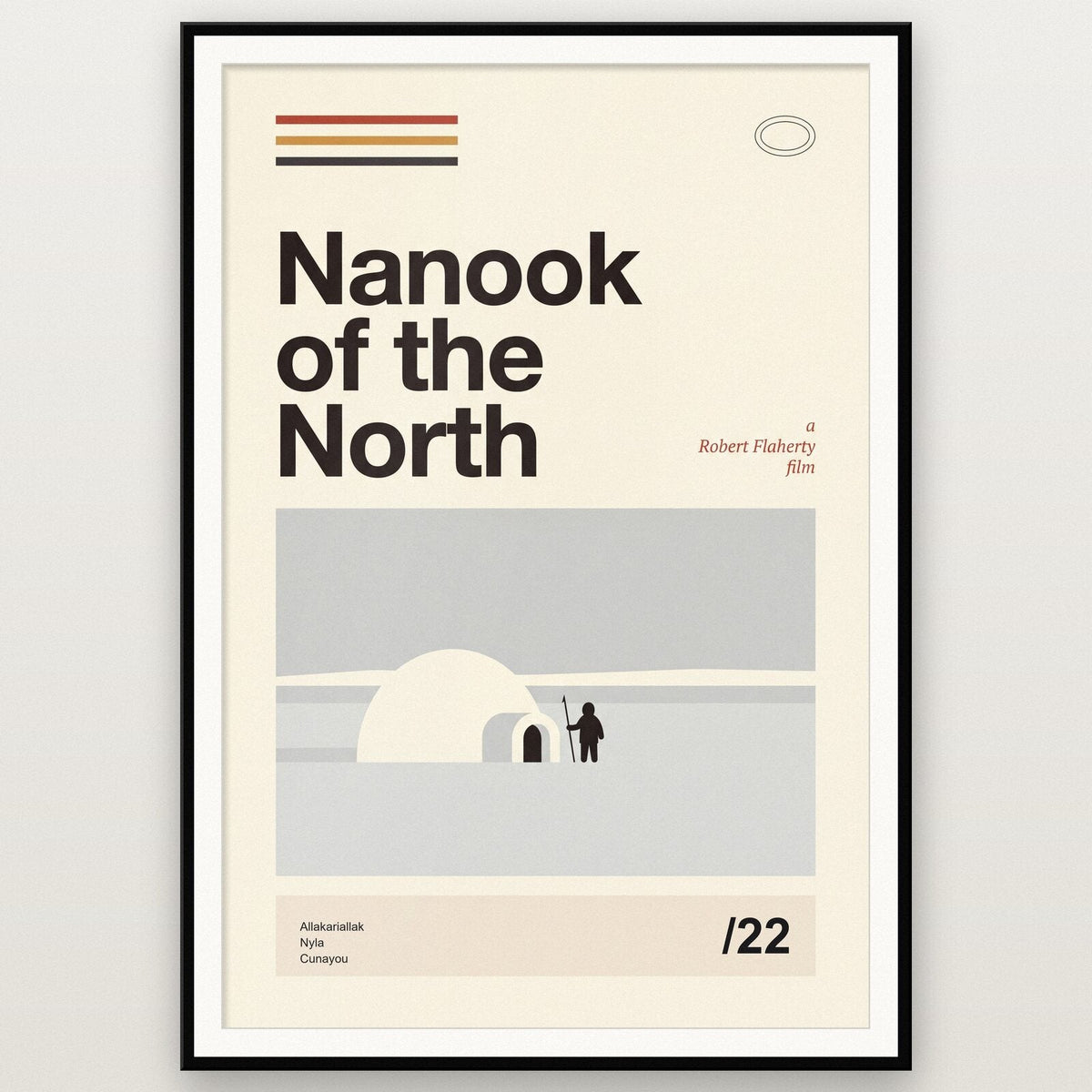 Nanook Of The North Silent Film Poster Art Print