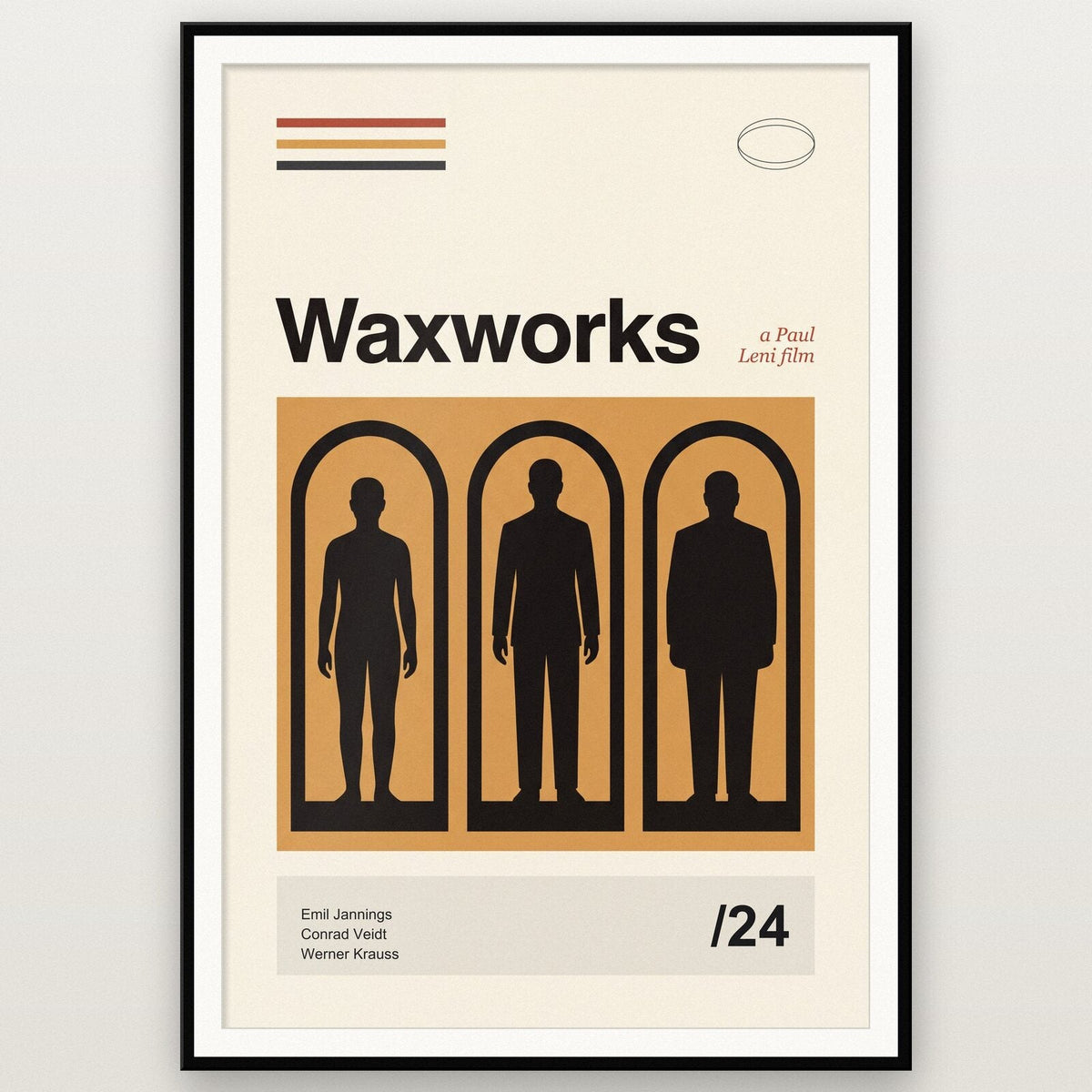 Waxworks Silent Film Poster Art Print