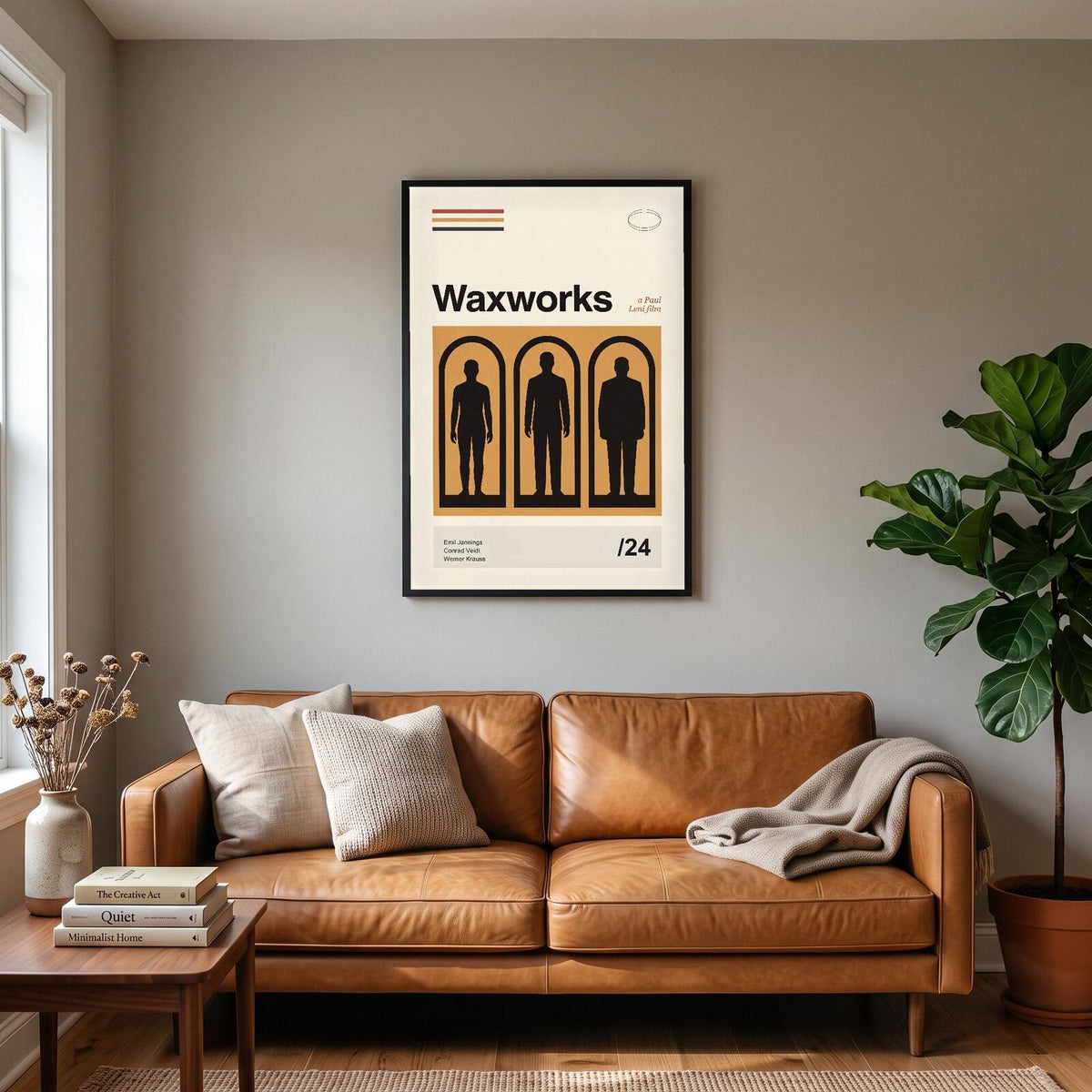 Waxworks Silent Film Poster Art Print