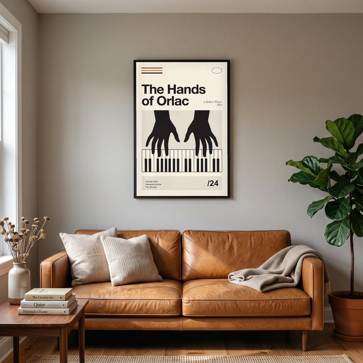 The Hands Of Orlac Silent Film Poster Art Print