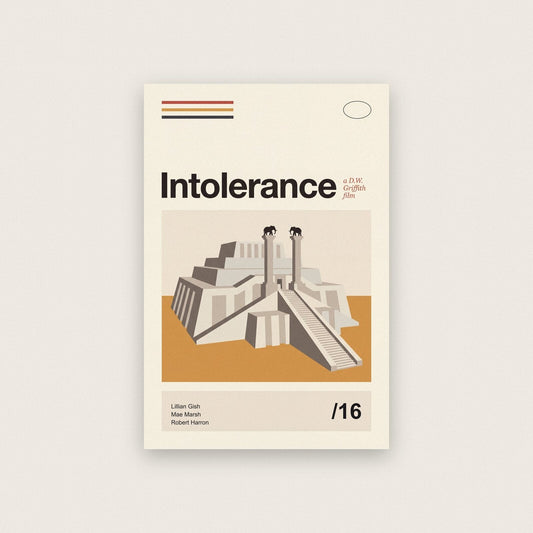 Intolerance Silent Film Poster Art Print