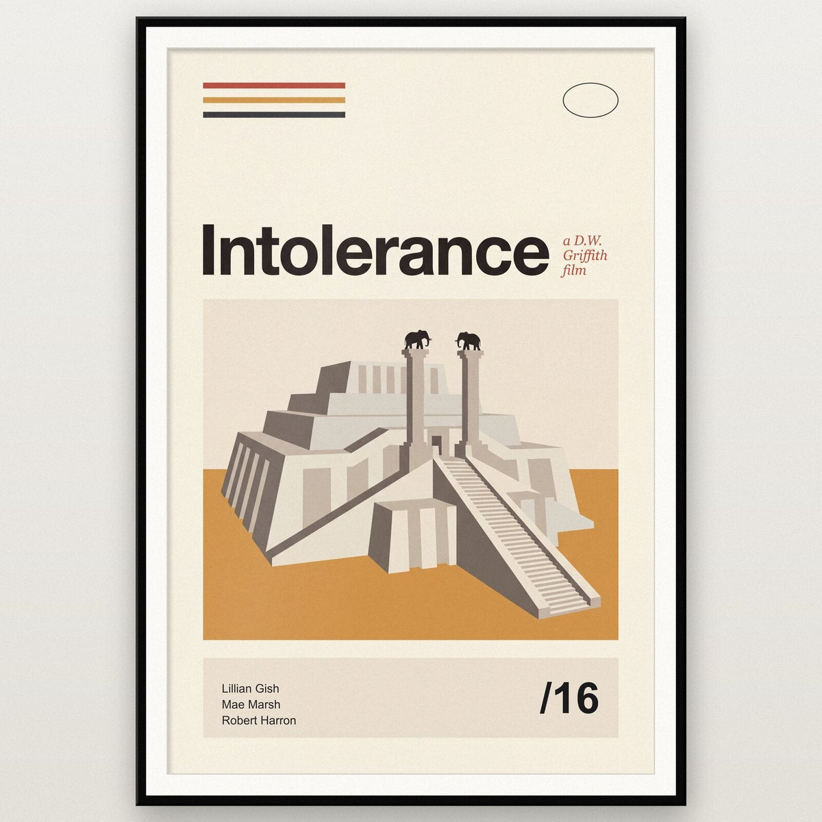 Intolerance Silent Film Poster Art Print