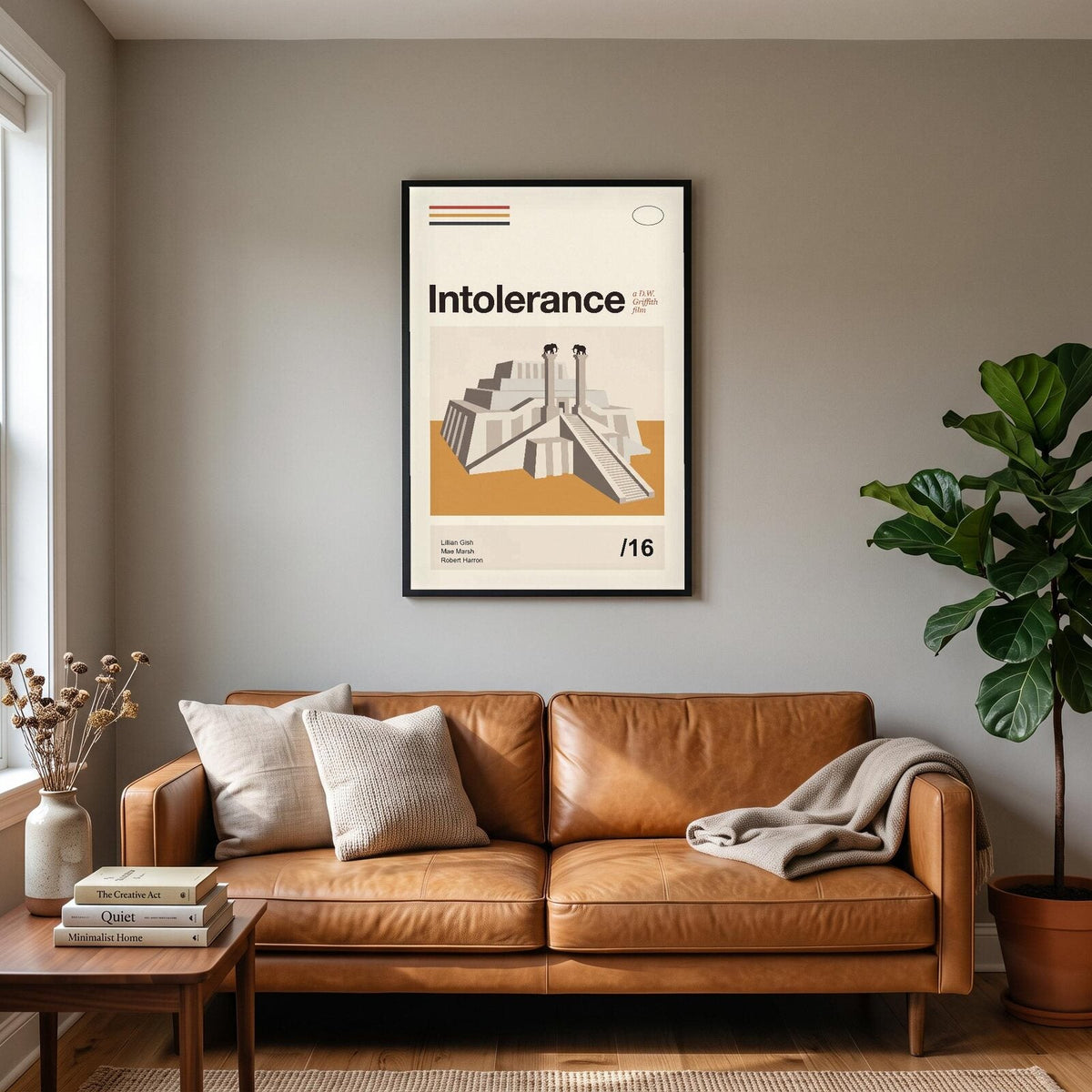 Intolerance Silent Film Poster Art Print