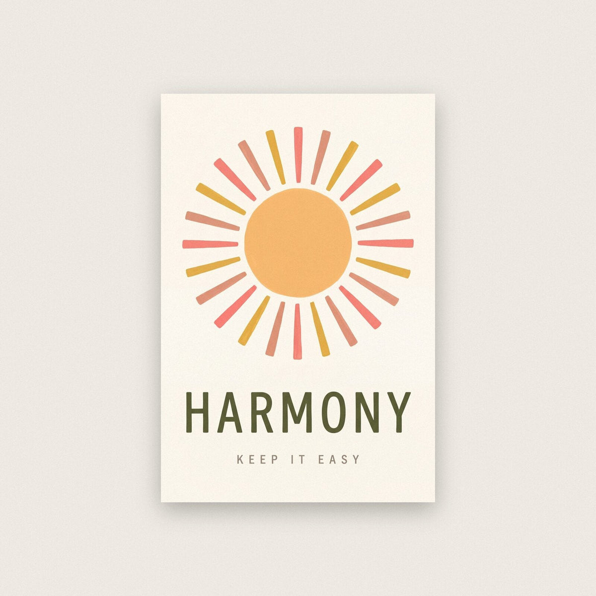 Harmony Sunburst Art Print