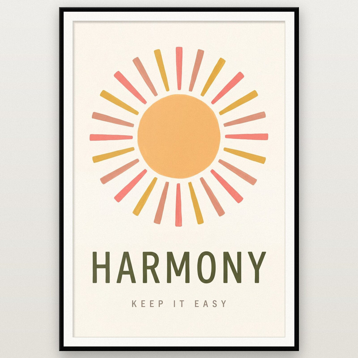 Harmony Sunburst Art Print