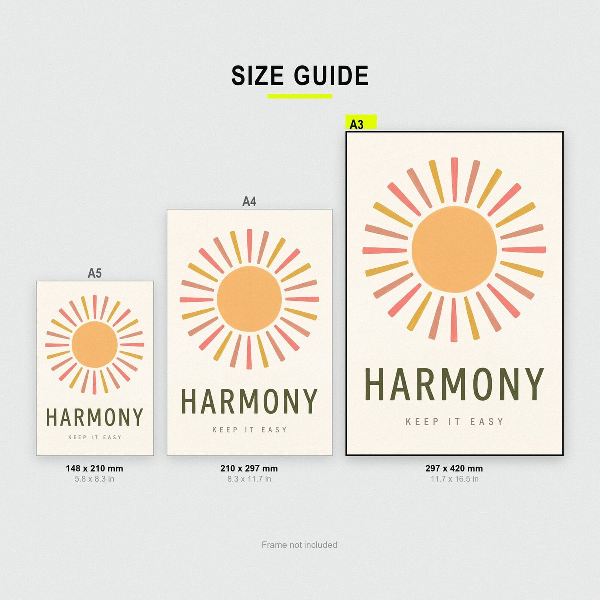 Harmony Sunburst Art Print