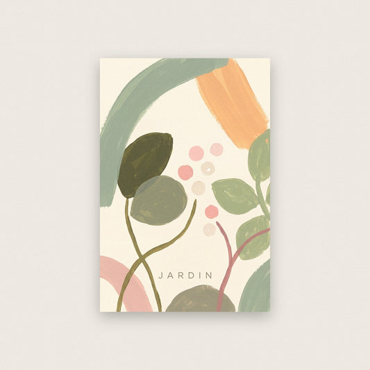 Jardin Abstract Botanical Art Print
