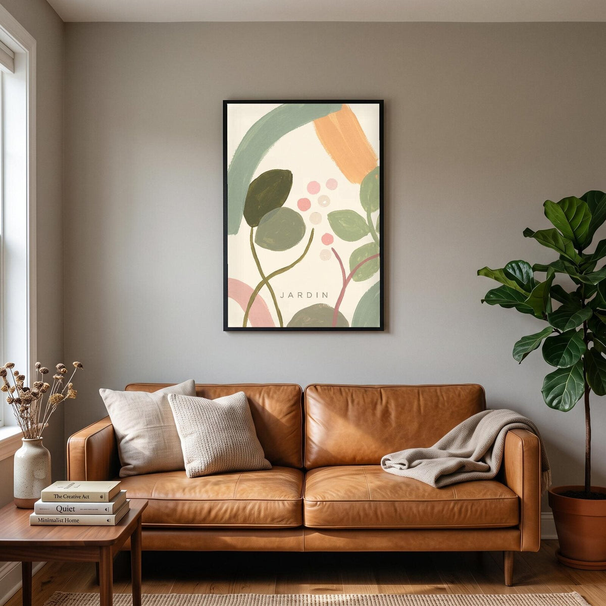 Jardin Abstract Botanical Art Print