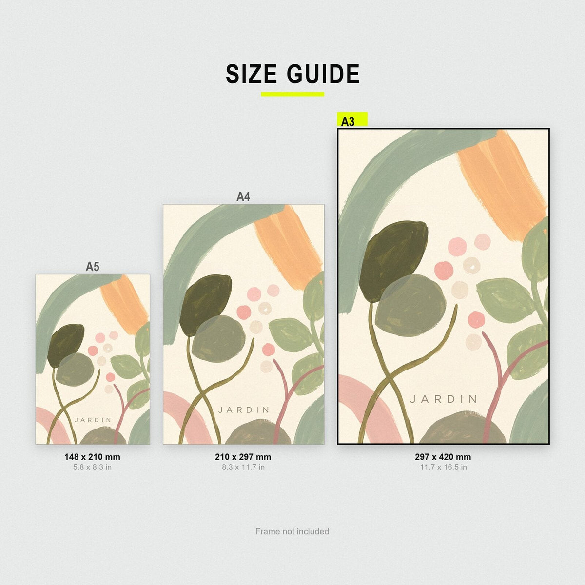 Jardin Abstract Botanical Art Print