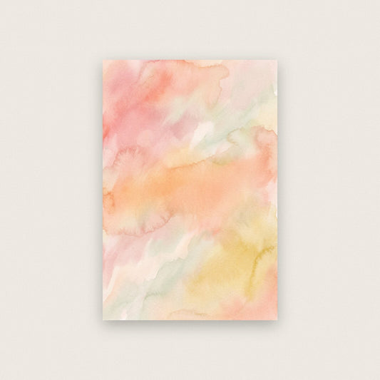 Colour Wash Abstract Art Print