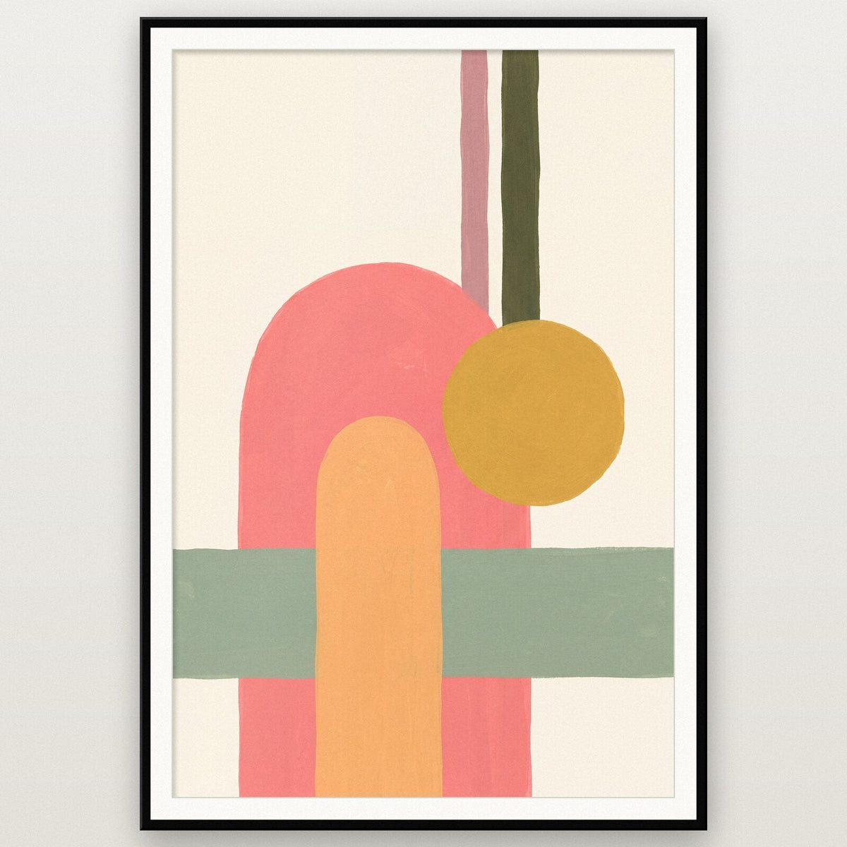 Arches Abstract Geometric Art Print
