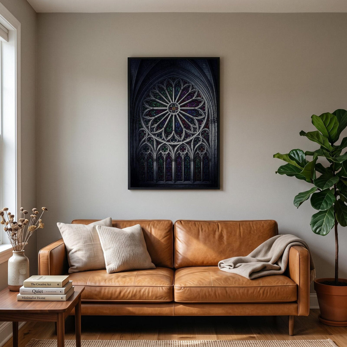 The Rose Window Gothic Architecture Art Print