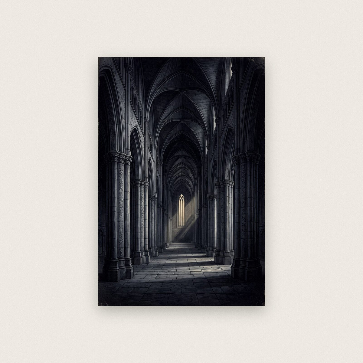 The Nave Gothic Architecture Art Print