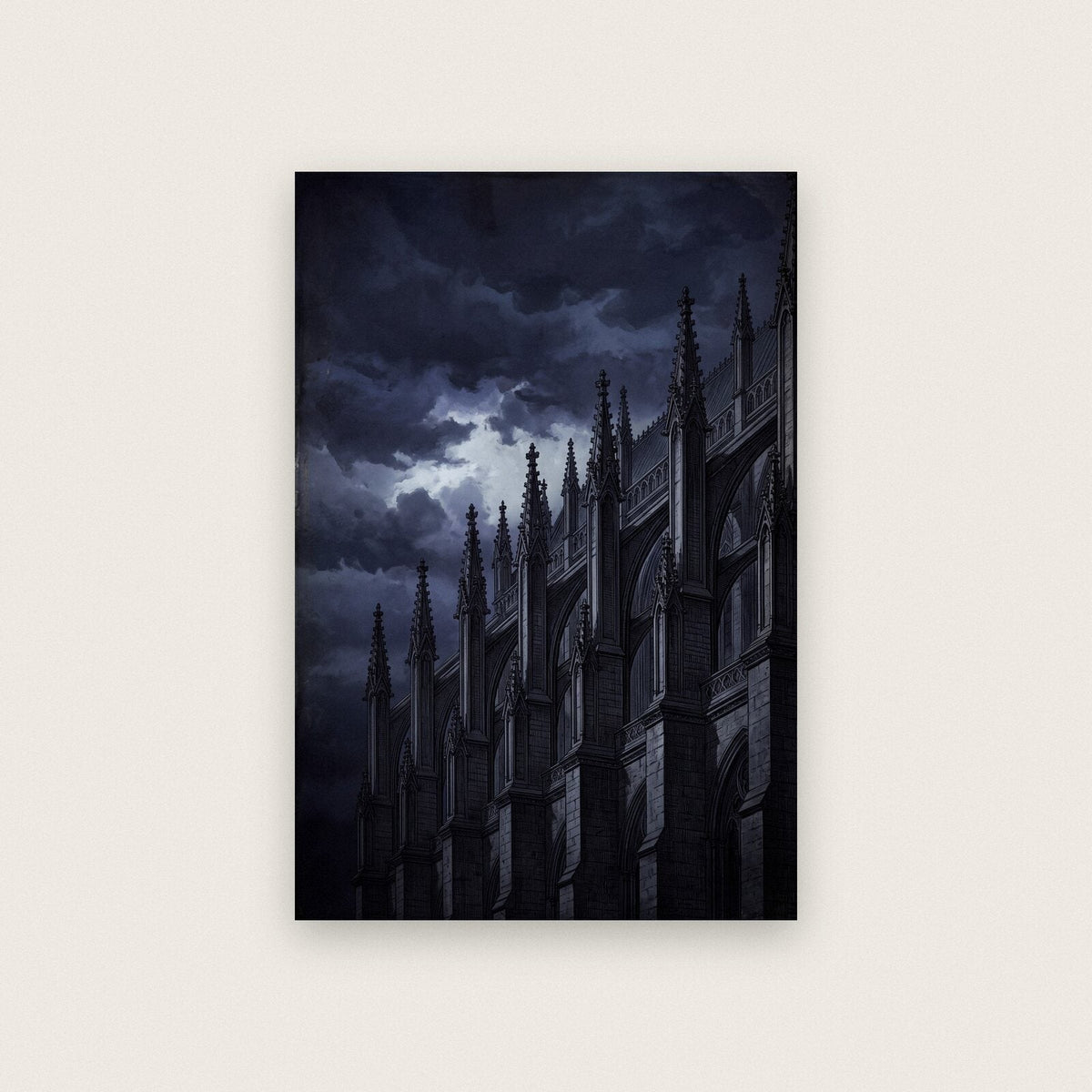 Flying Buttress Gothic Architecture Art Print