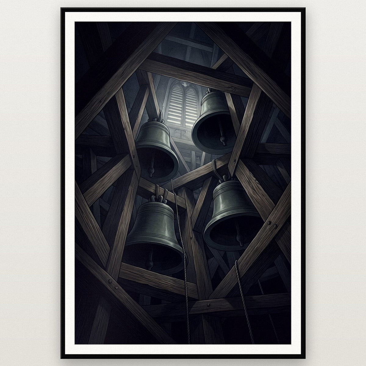 The Belfry Gothic Architecture Art Print