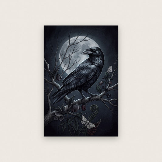 The Raven Dark Gothic Art Print