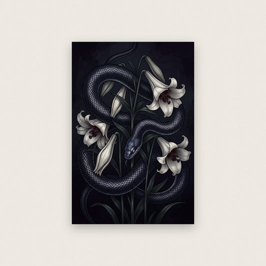 The Serpent Dark Gothic Art Print