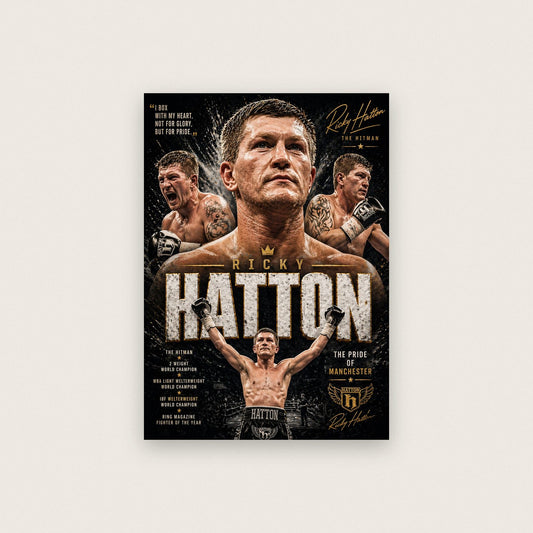 Mayweather vs Hatton Boxing Print Duo Pack
