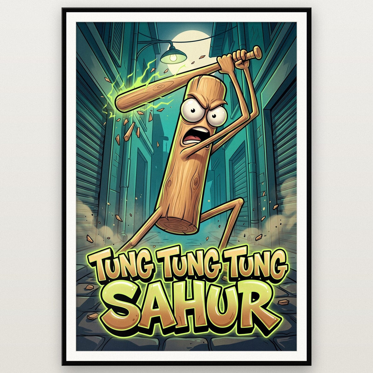 Tung Tung Tung Sahur Italian Brainrot Poster
