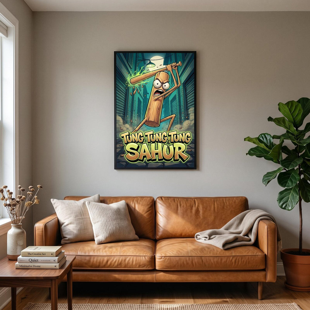 Tung Tung Tung Sahur Italian Brainrot Poster