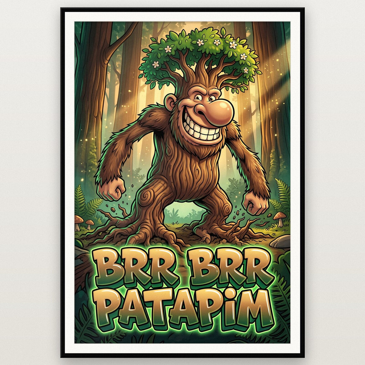 Brr Brr Patapim Italian Brainrot Poster
