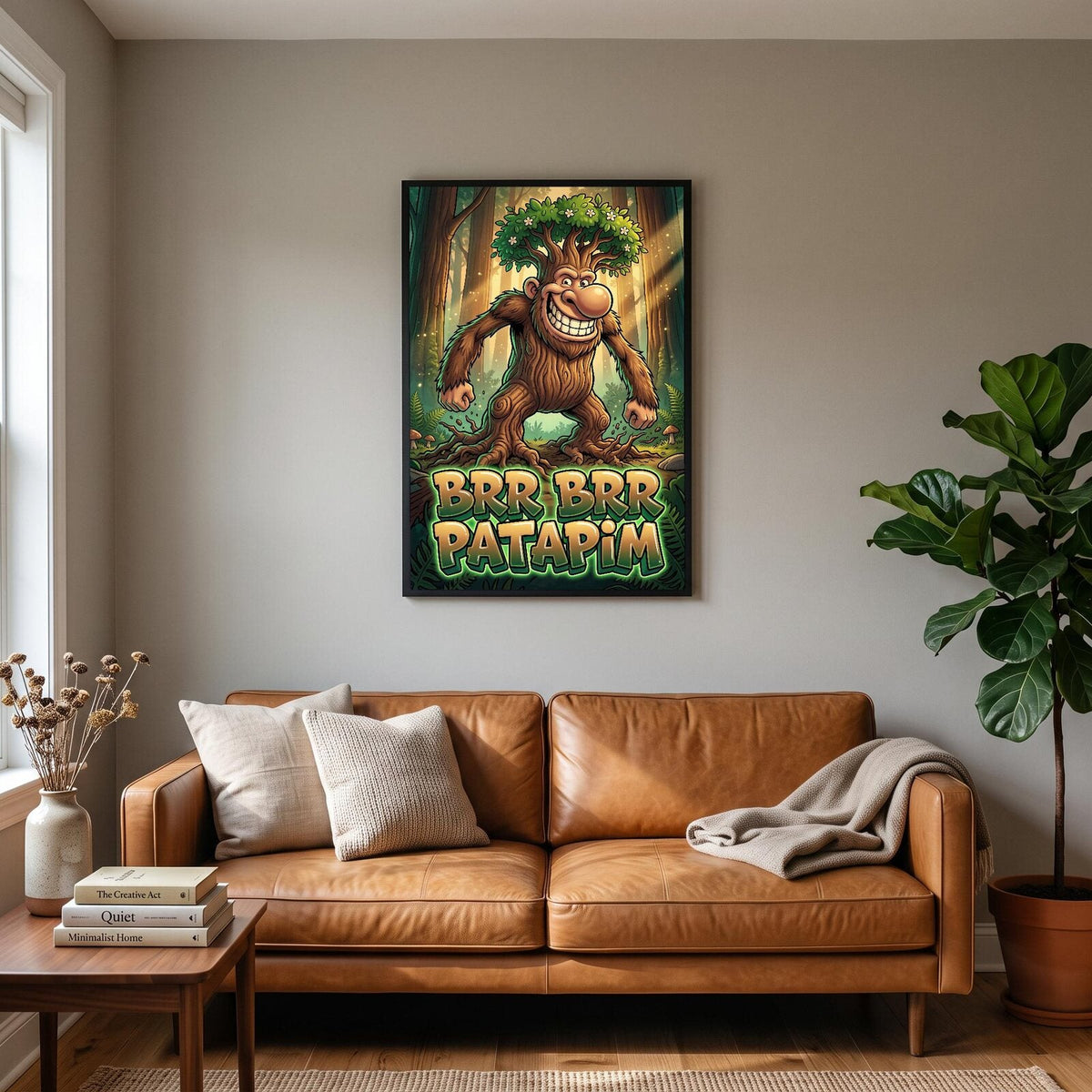 Brr Brr Patapim Italian Brainrot Poster