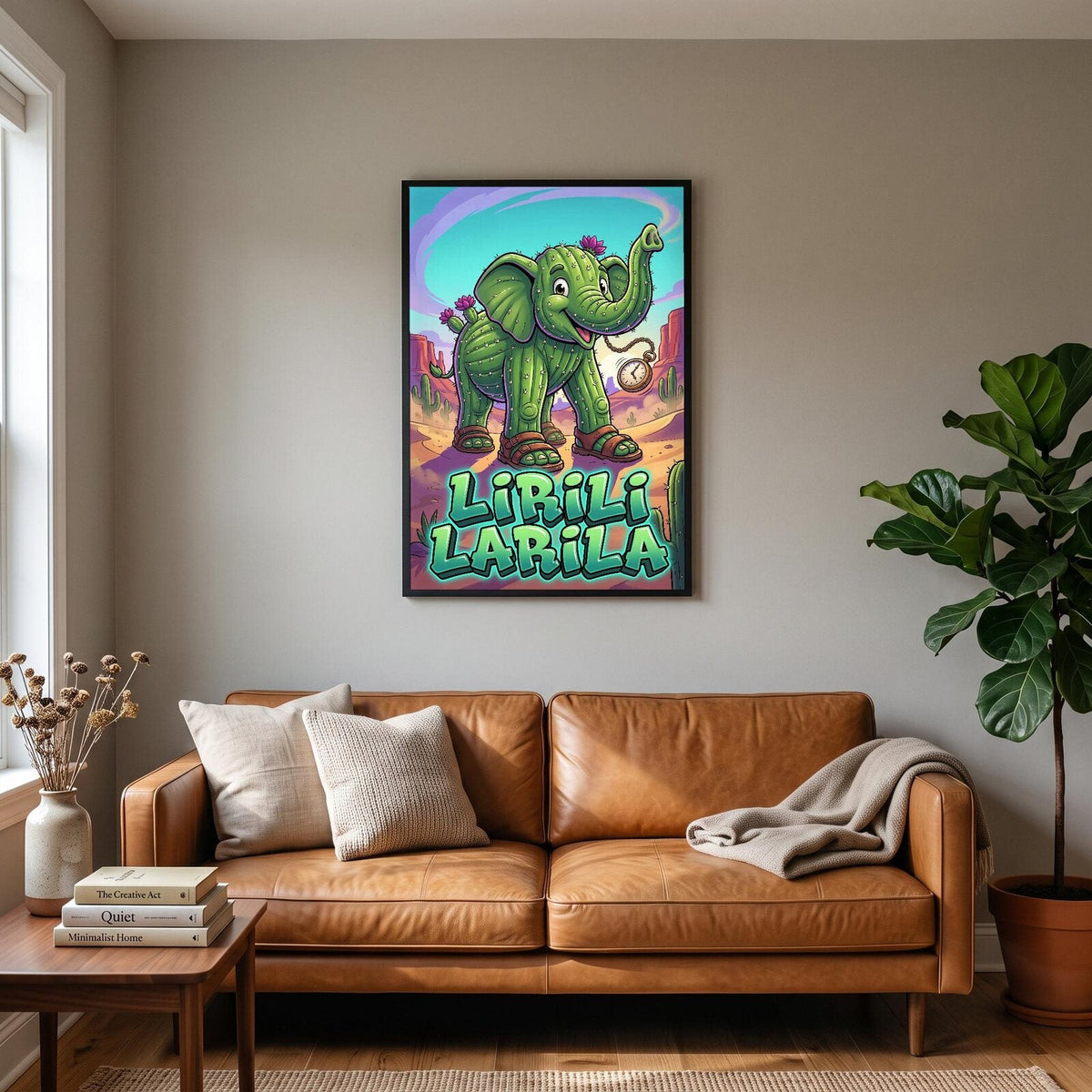 Lirili Larila Italian Brainrot Poster