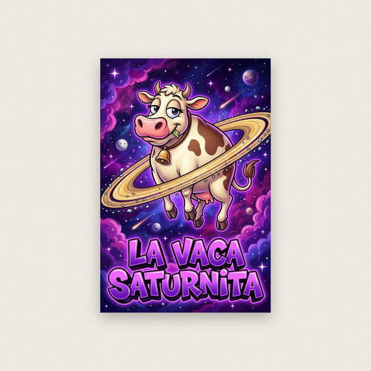 La Vaca Saturnita Italian Brainrot Poster