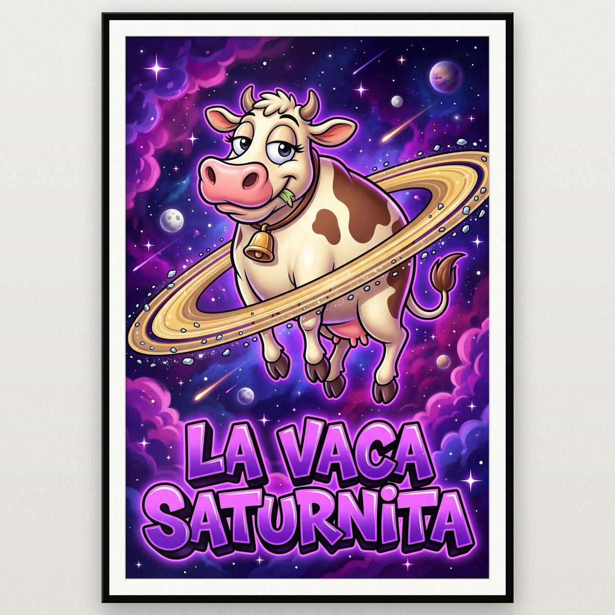 La Vaca Saturnita Italian Brainrot Poster
