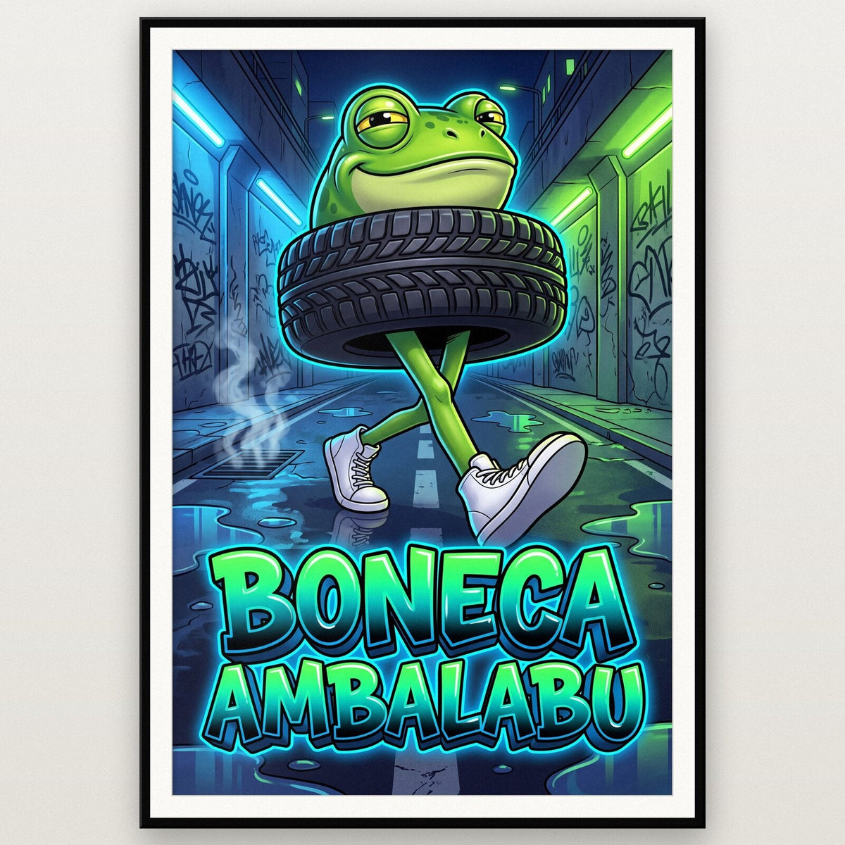 Boneca Ambalabu Italian Brainrot Poster
