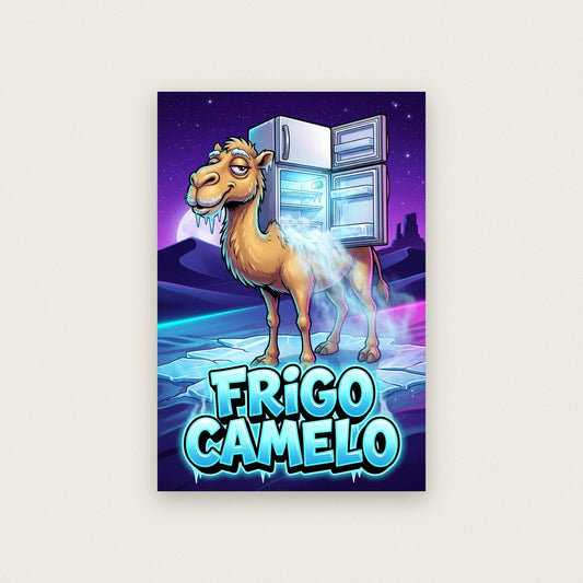Frigo Camelo Italian Brainrot Poster