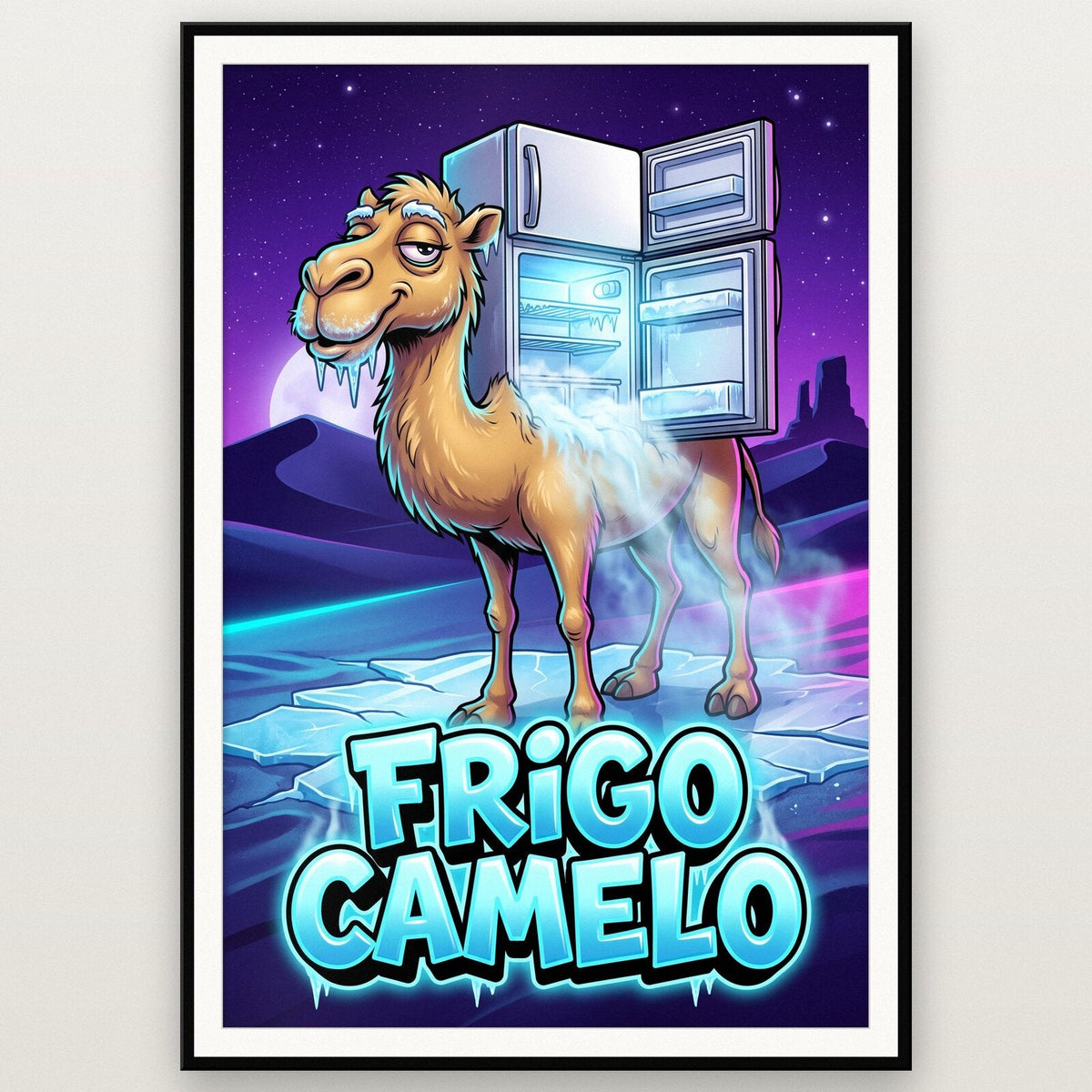 Frigo Camelo Italian Brainrot Poster