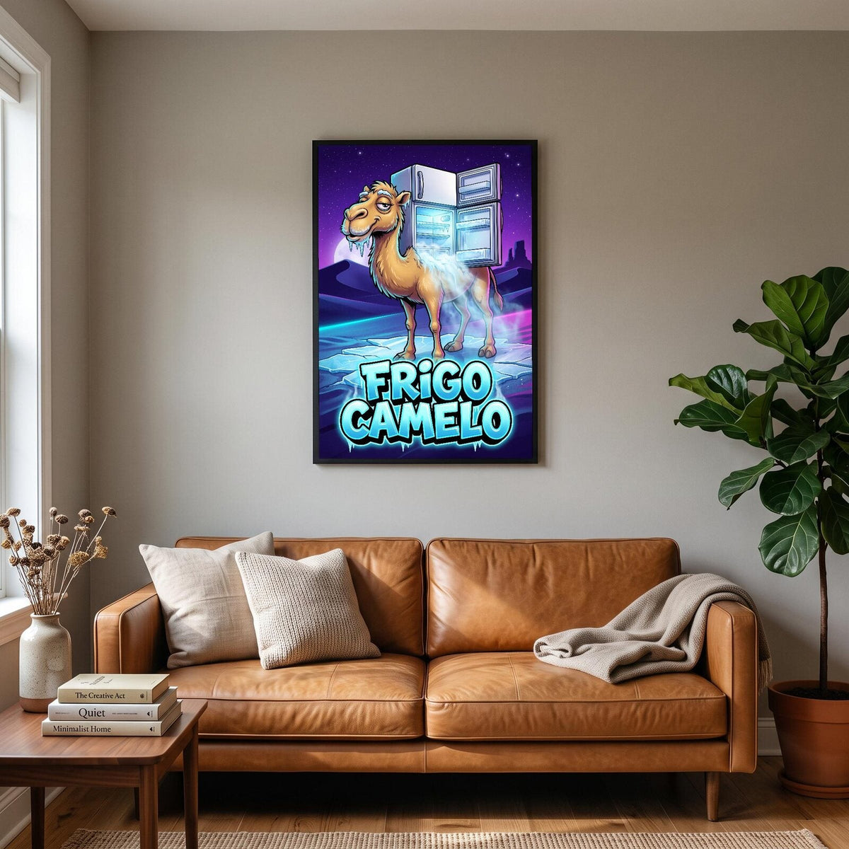 Frigo Camelo Italian Brainrot Poster