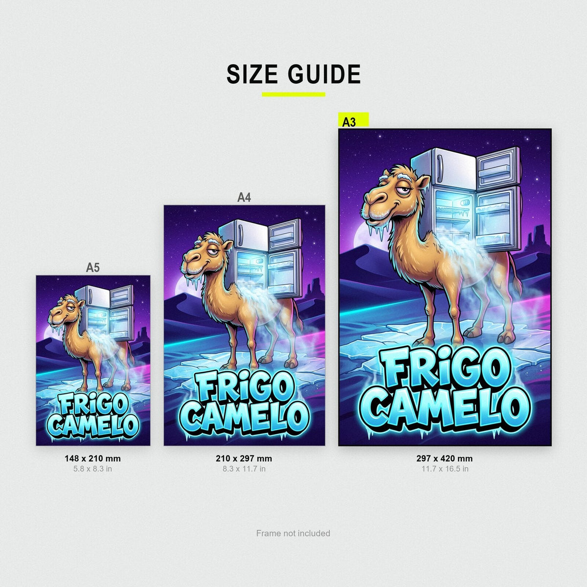 Frigo Camelo Italian Brainrot Poster